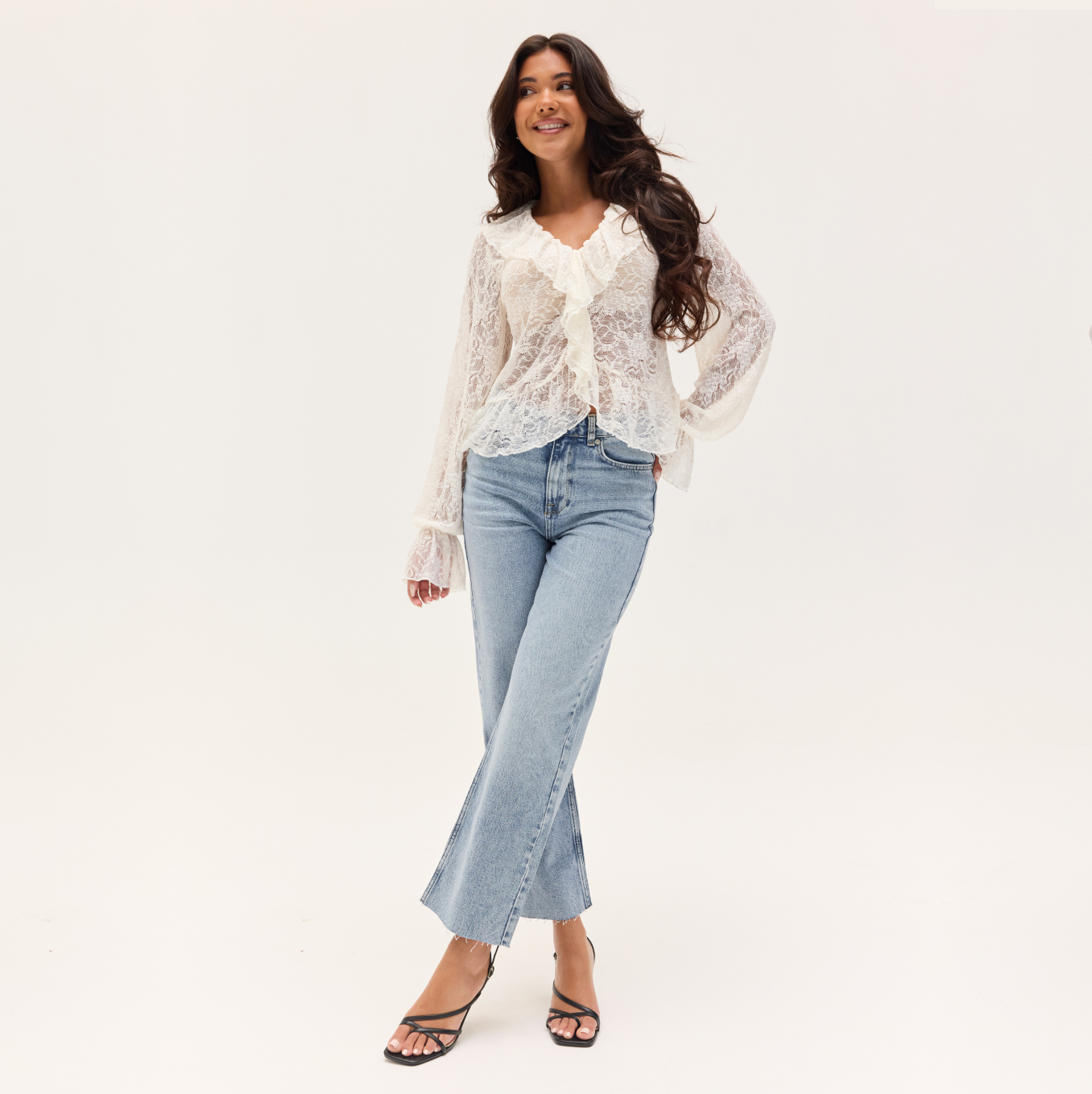 High waist trousers